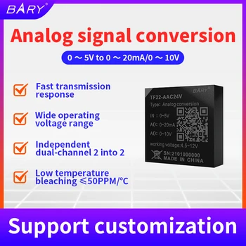Pinge/converter, PWM signaali | 0 ~ 5v 0 ~ 20mA või 0 ~ 10V | edastamine | analog | 2 väljundit
